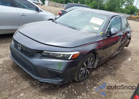 2022 Honda Civic Ex from USA, damaged, VIN JHMFE1F74NX010338
